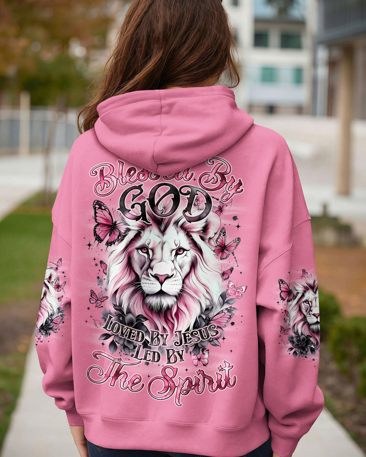 Blessed By God Lion Women's All Over Print Shirt - Tyqy2312251