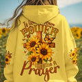 If Words Have Power Imagine A Prayer Sunflower Women's All Over Print Shirt - Tyqy1810251