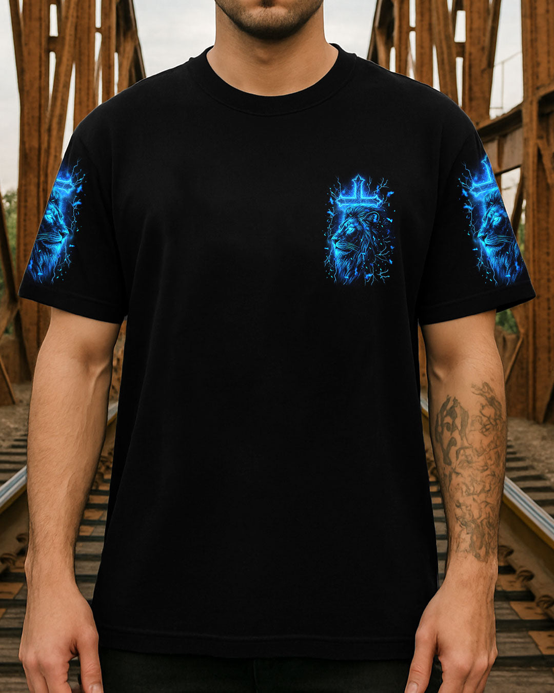 Jesus Dropped The Charges Lion Men's All Over Print Shirt - Yhln2207251