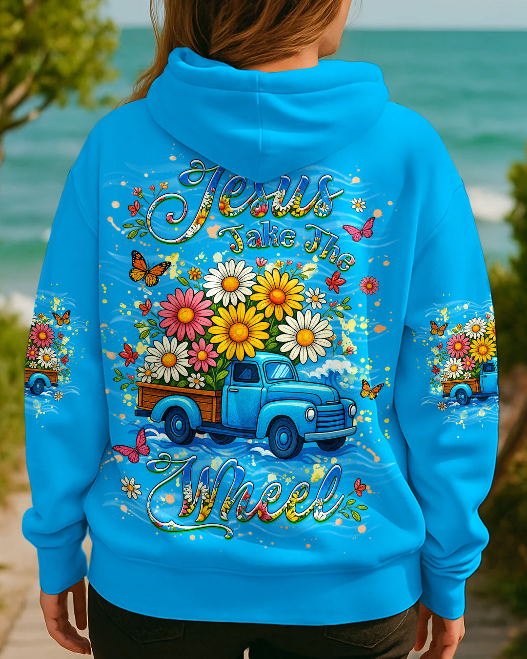Jesus Take The Wheel Women's All Over Print Shirt - Yhhg0307253