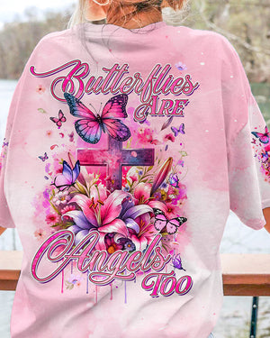 Butterflies Are Angels Too Women's All Over Print Shirt - Tyqy1512232
