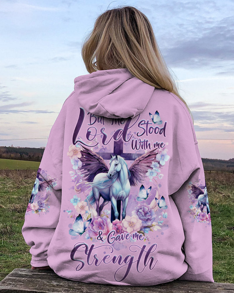 But The Lord Stood With Me Horse Women's All Over Print Shirt - Tlnz1310231