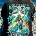 She Who Kneels Before God Women's All Over Print Shirt - Tlnz1601241