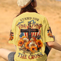 Stand For The Flag Kneel For The Cross Women's All Over Print Shirt - Tlnz0607233