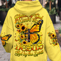 Blessed By God Butterfly Sunflowers Women's All Over Print Shirt - Tyqy0509253