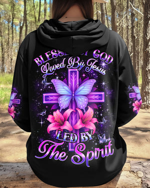 Blessed By God Cross Women's All Over Print Shirt - Tyqy1110253