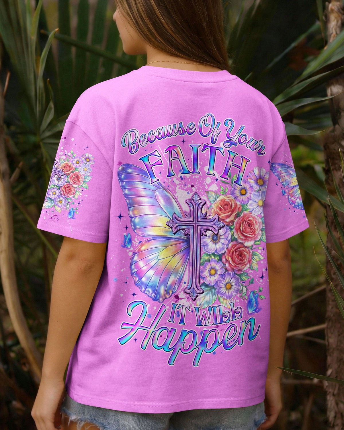 Because Of Your Faith It Will Happen Women's All Over Print Shirt - Tyqy3101261