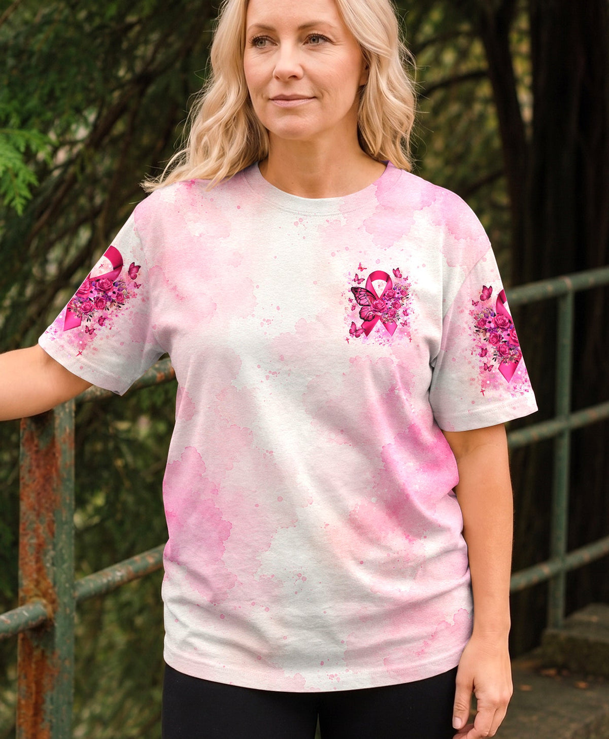I Can Do All Things Through Christ Breast Cancer Awareness Women's All Over Print  - Tlhg2907263
