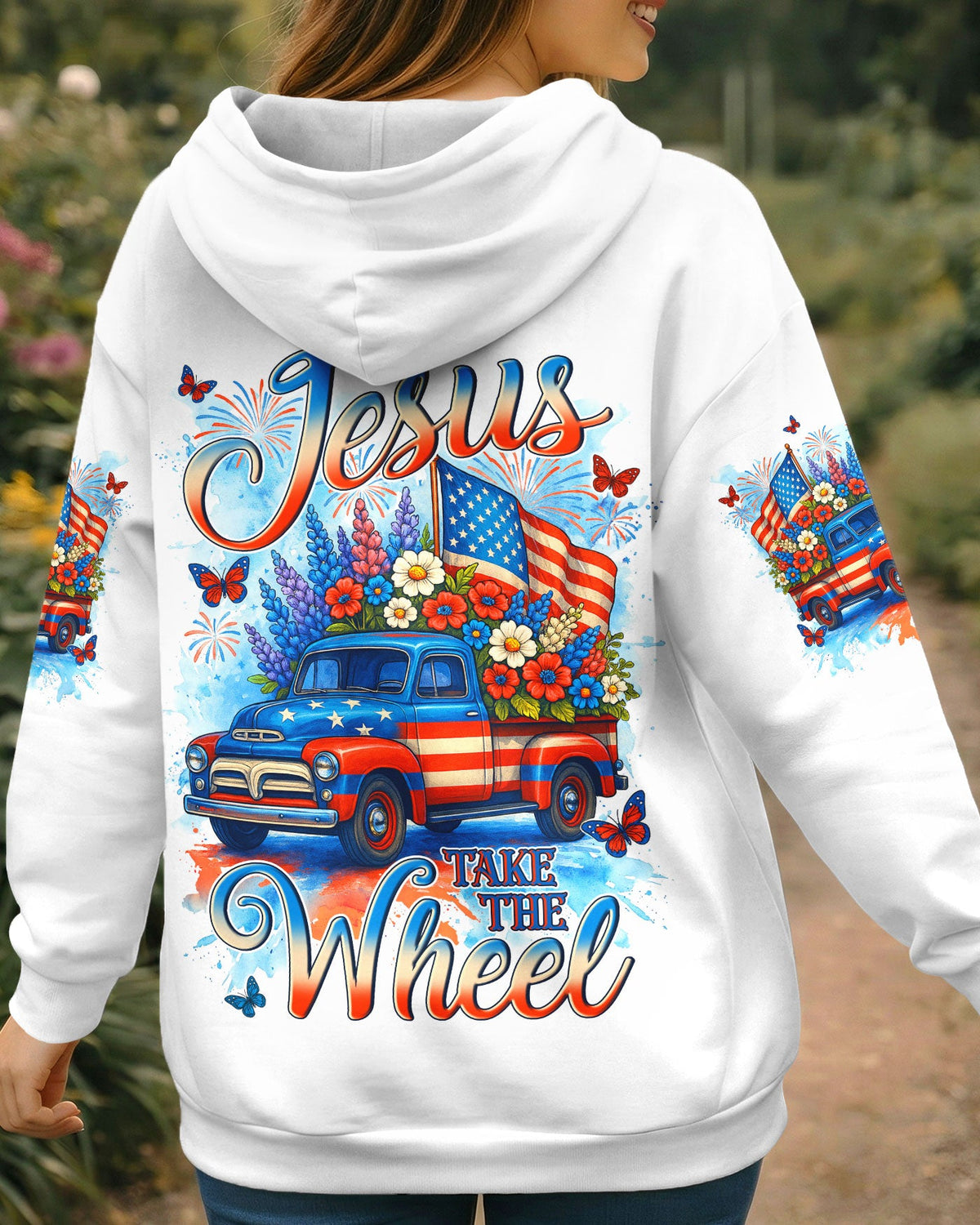 Jesus Take The Wheel Women's All Over Print Shirt - Tyln2603262