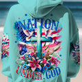 One Nation Under God Women's All Over Print Shirt - Tyqy3110231
