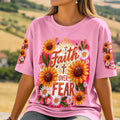 Faith Over Fear Women's All Over Print Shirt - Tyln1707262