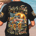 Jesus Take The Wheel Women's All Over Print Shirt - Tlnz0102244