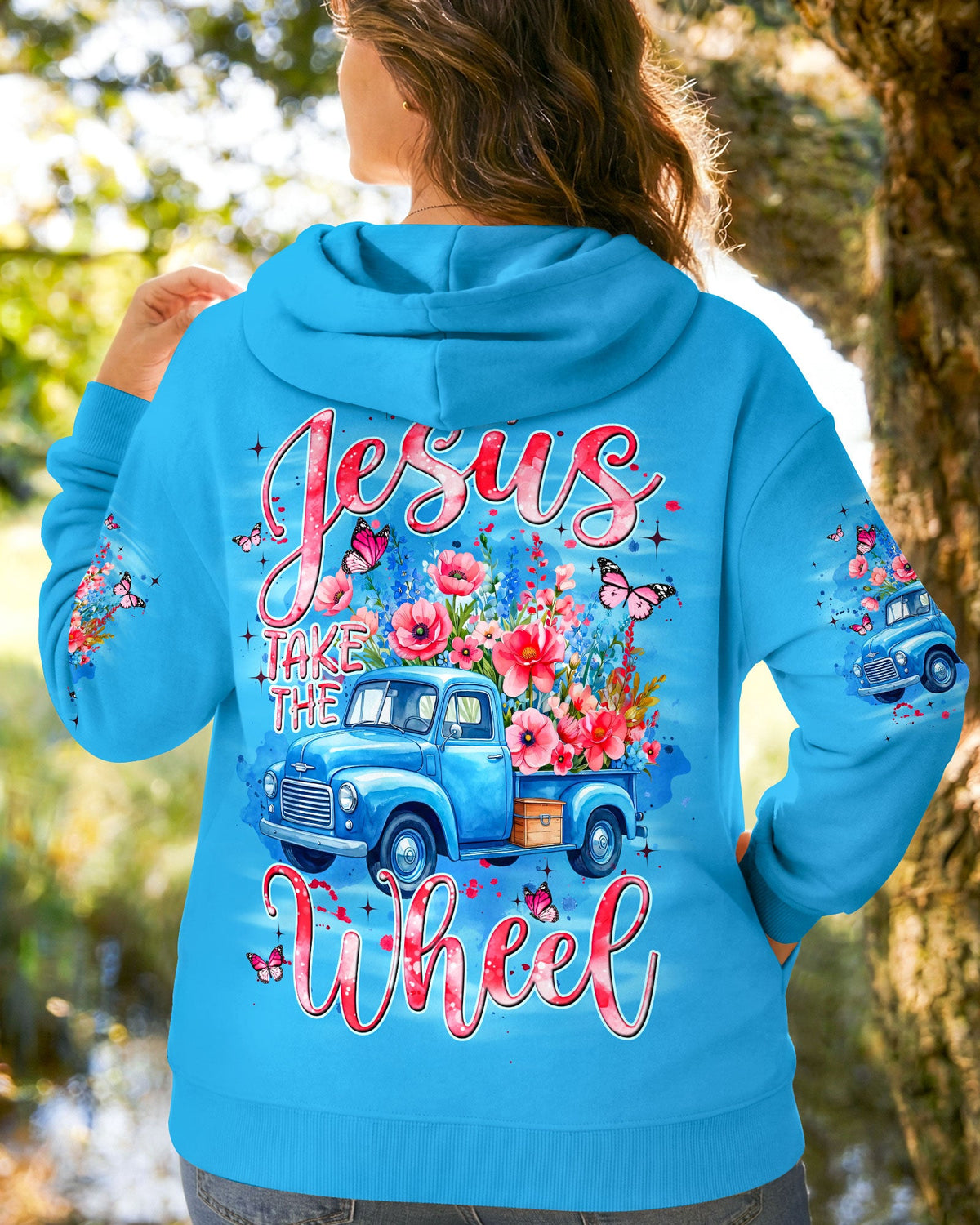 Jesus Take The Wheel Women's All Over Print Shirt - Tyqy2004261