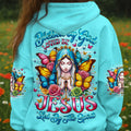 Blessed By God Cross Women's All Over Print Shirt - Tyqy0909253