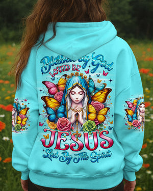 Blessed By God Cross Women's All Over Print Shirt - Tyqy0909253