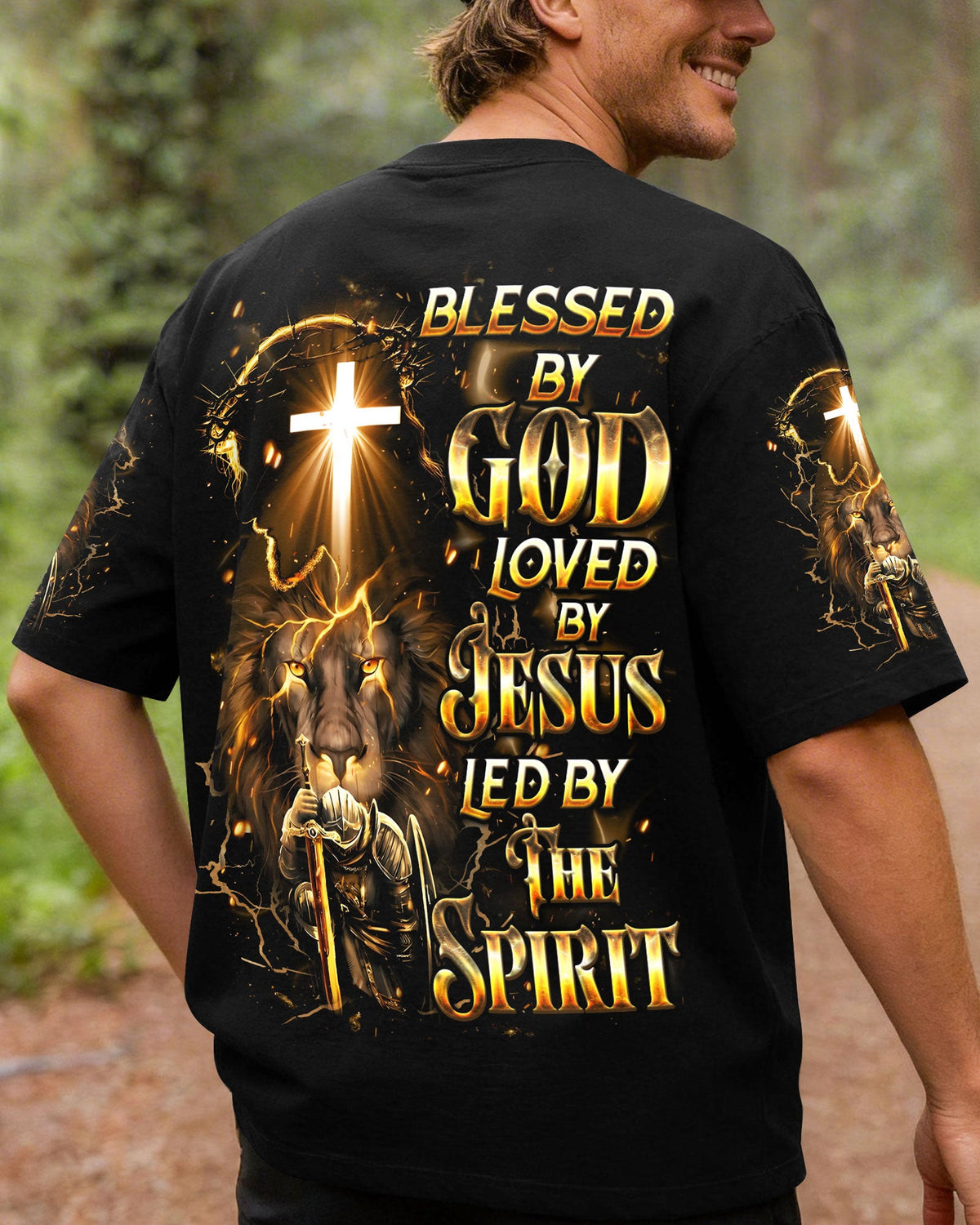 Led By The Spirit Men's All Over Print Shirt - Tyqy2502263