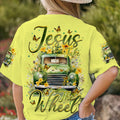 Jesus Take The Wheel Truck Flower Women's All Over Print Shirt - Tlnz2612233