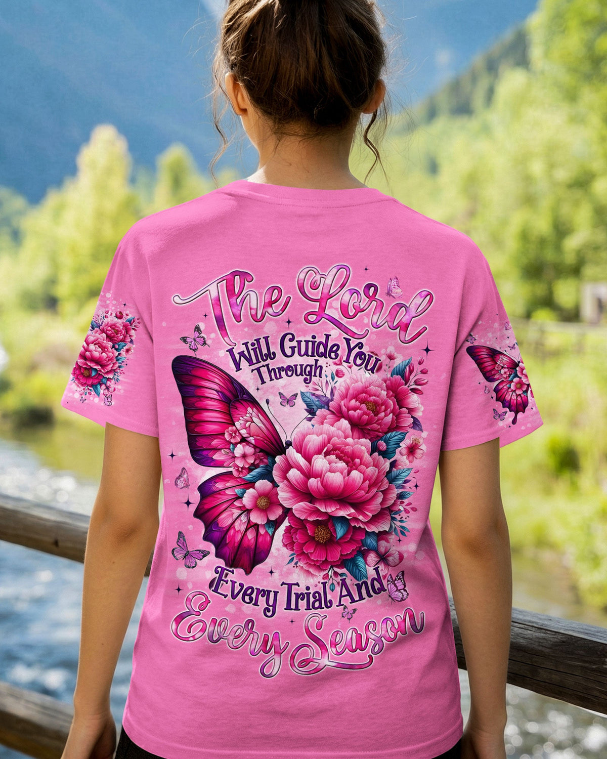 The Lord Will Guide You Butterfly Women's All Over Print Shirt - Tyqy0701261