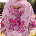 I Will Sing The Goodness Of God Guitar Women's All Over Print Shirt - Tyqy1110231