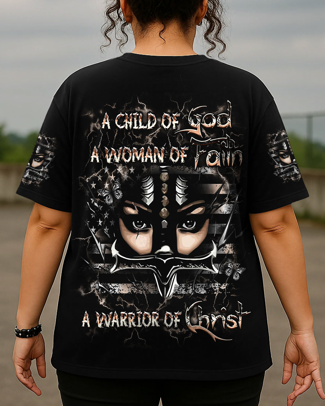 A Child Of God A Woman Of Faith Women's All Over Print Shirt - Yhhg0608252
