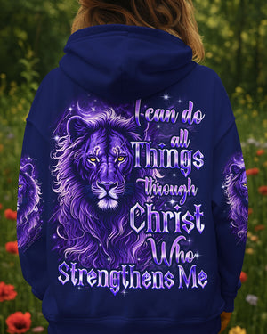 I Can Do All Things Lion Women's All Over Print Shirt - Tyqy0909251