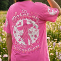 In October We Wear Pink Breast Cancer Awareness Women's All Over Print Shirt - Tyqy2007263