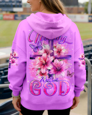 I Am Nothing Without God Women's All Over Print Shirt - Tyln2007261