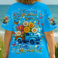 Jesus Take The Wheel Women's All Over Print Shirt - Yhhg0307253