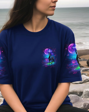 Blessed By God Loved By Jesus Horse Women's All Over Print Shirt - Tlhg1203261