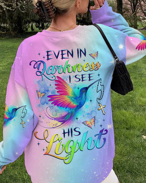 Even In The Darkness Hummingbird Women's All Over Print Shirt - Tlnz2309234
