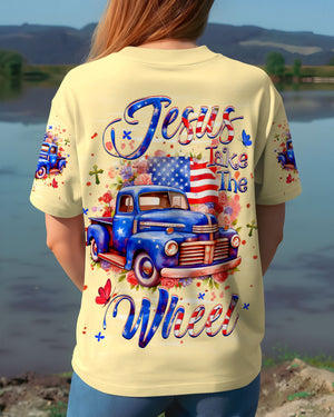 Jesus Take The Wheel Sunflowers Women's All Over Print Shirt - Yhhg0809251