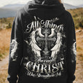 I Can Do All Things Cross Wings Women's All Over Print Shirt - Tyqy1102262