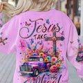 Jesus Take The Wheel Women's All Over Print Shirt - Tlnz1511233