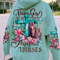 Runs On Jesus And Horses Women's All Over Print Shirt - Tyqy1710231