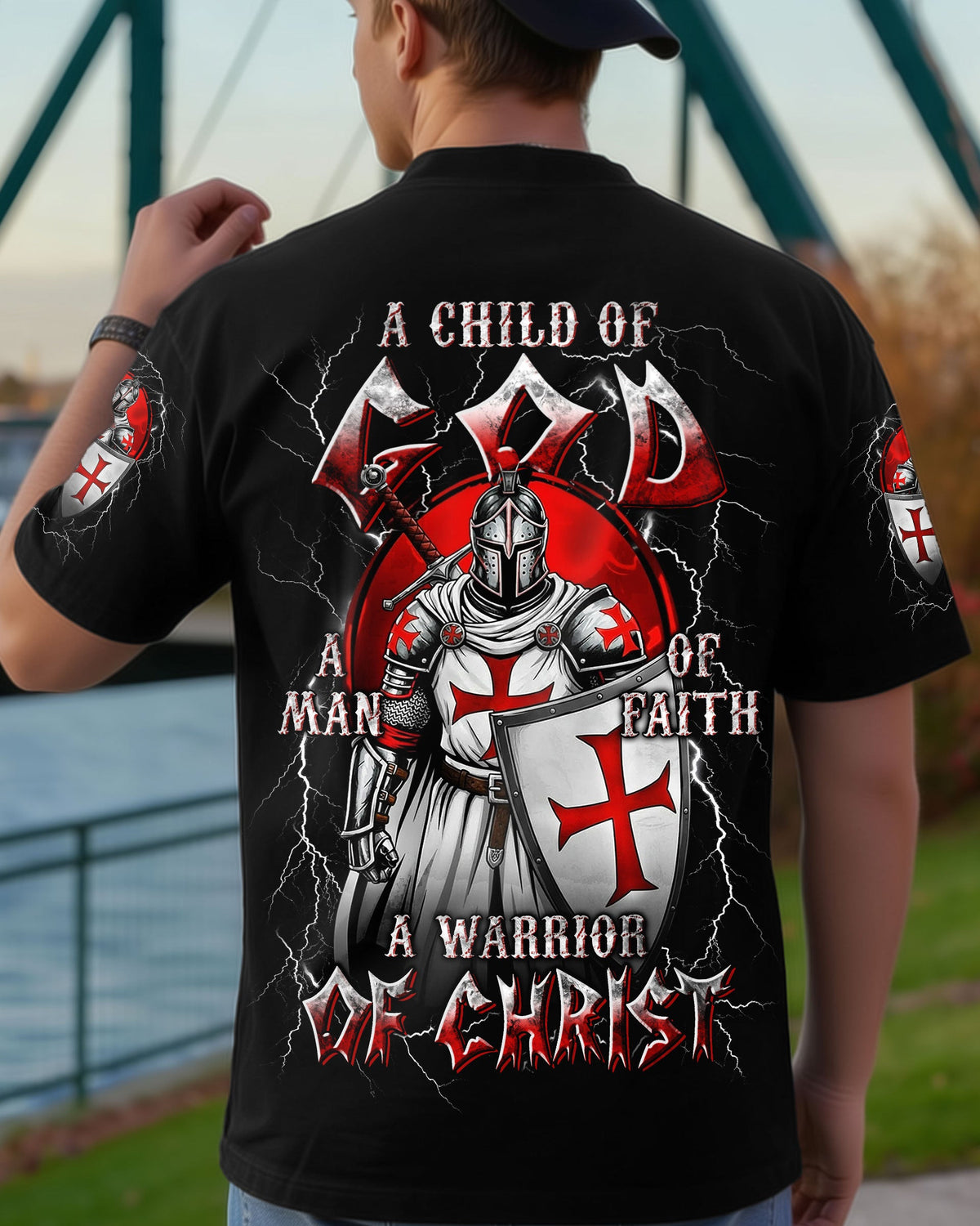 A Warrior Of Christ Men's All Over Print Shirt - Yhln2512253