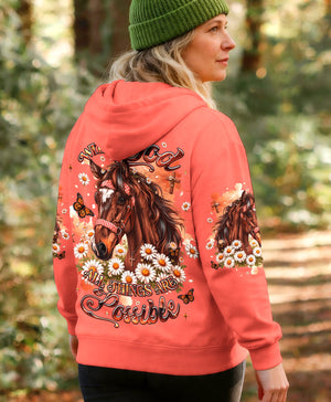 With God All Things Are Possible Horse Women's All Over Print Shirt   - Tlhg0207263