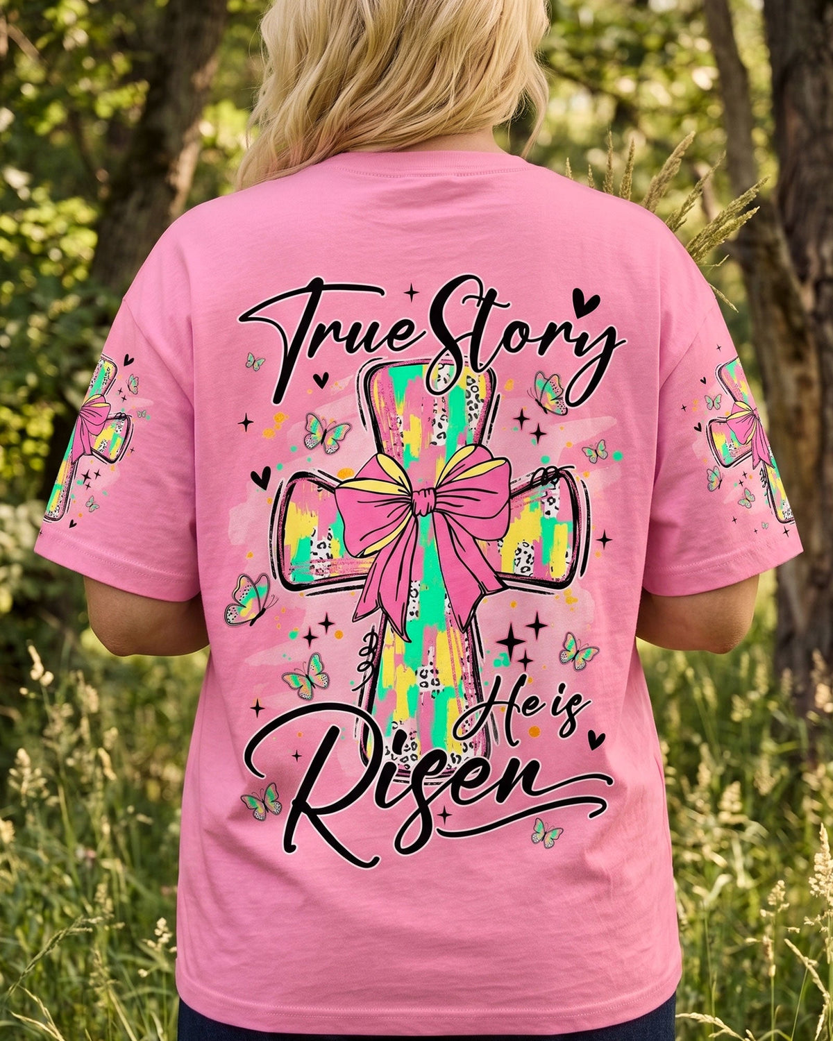 True Story He Has Risen Women's All Over  Print Shirt - Tyqy2307261