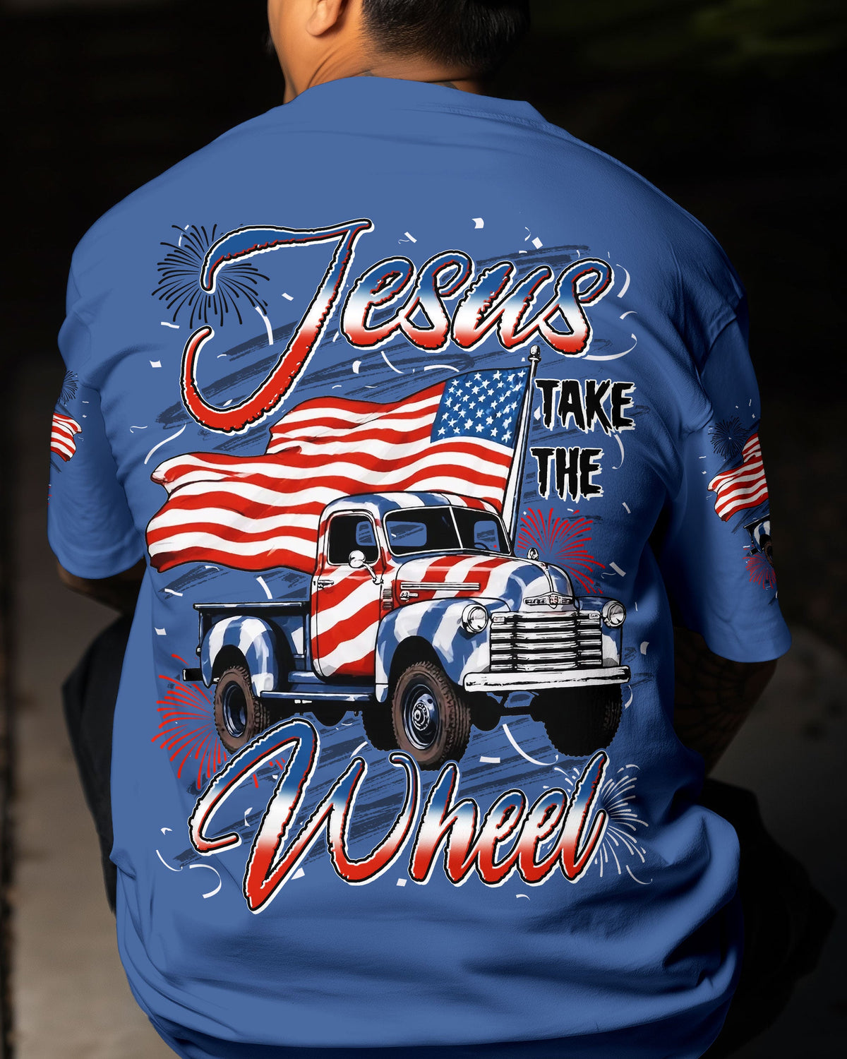 Jesus Take The Wheel Men's All Over Print Shirt - Tyln0206261