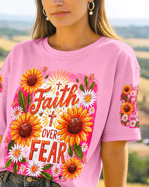 Faith Over Fear Women's All Over Print Shirt - Tyln1707262