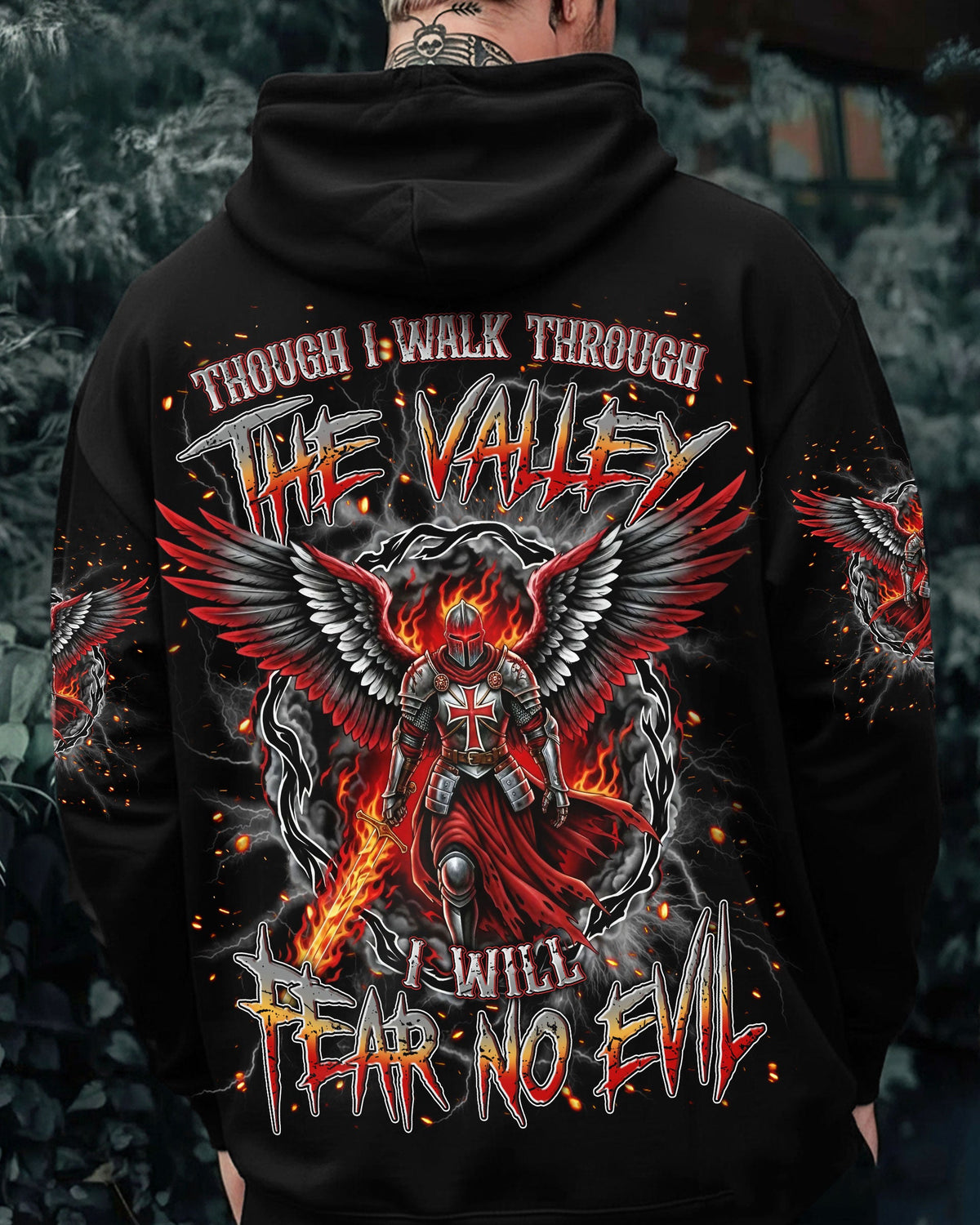 I Will Fear No Evil Warrior Men's All Over Print Shirt - Yhln1211252