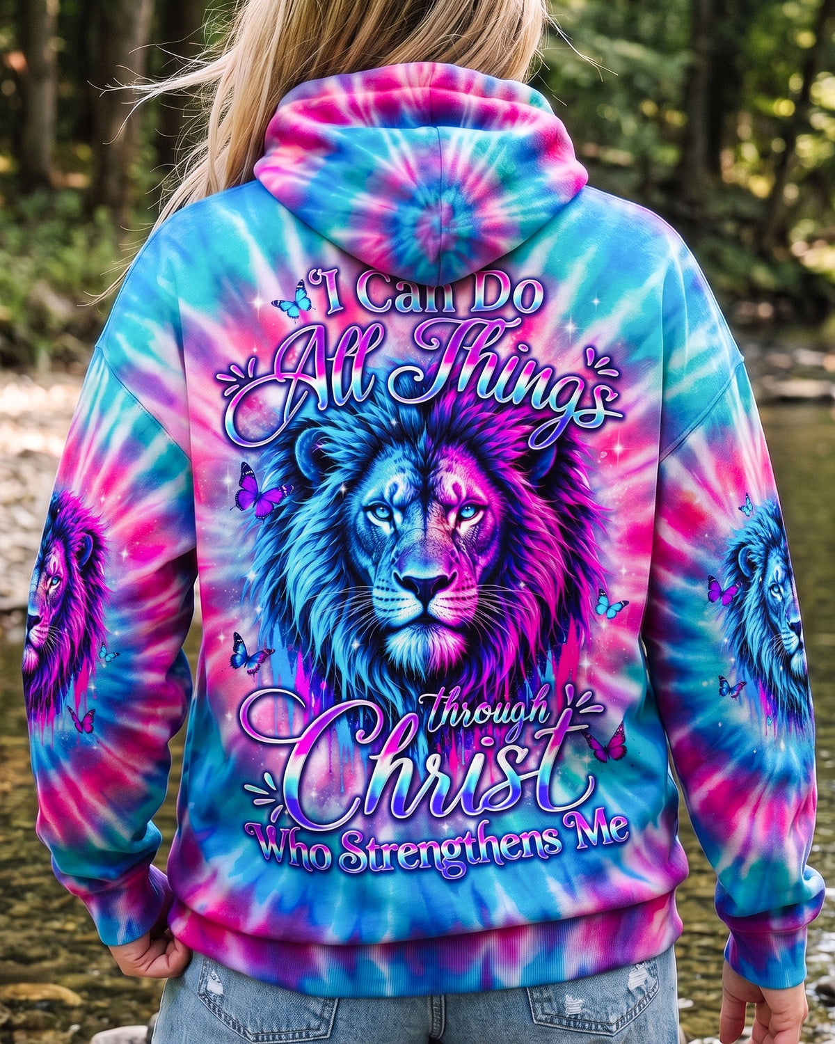 I Can Do All Things Lion Women's All Over Print Shirt - Tyqy1607261