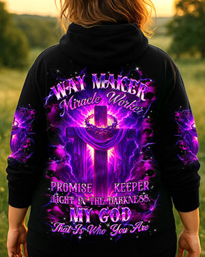 Way Maker Miracle Worker Cross Women's All Over Print Shirt - Yhhg1607254