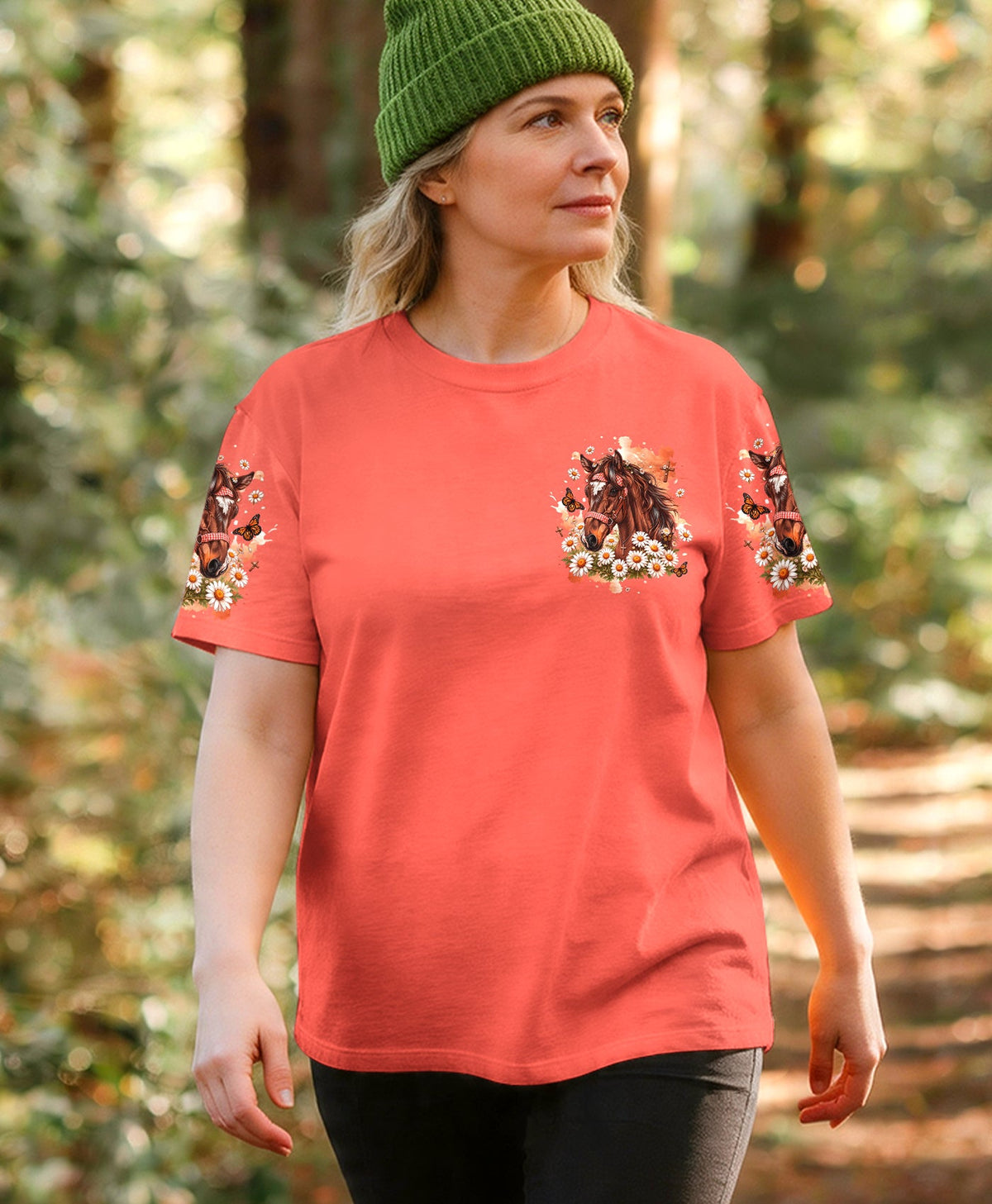 With God All Things Are Possible Horse Women's All Over Print Shirt   - Tlhg0207263