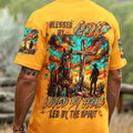 Blessed By God Loved By Jesus Men's All Over Print Shirt - Tyln2306262