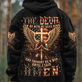 The Devil Caught Me With My Head Down Men's All Over Print Shirt - Yhln2407254
