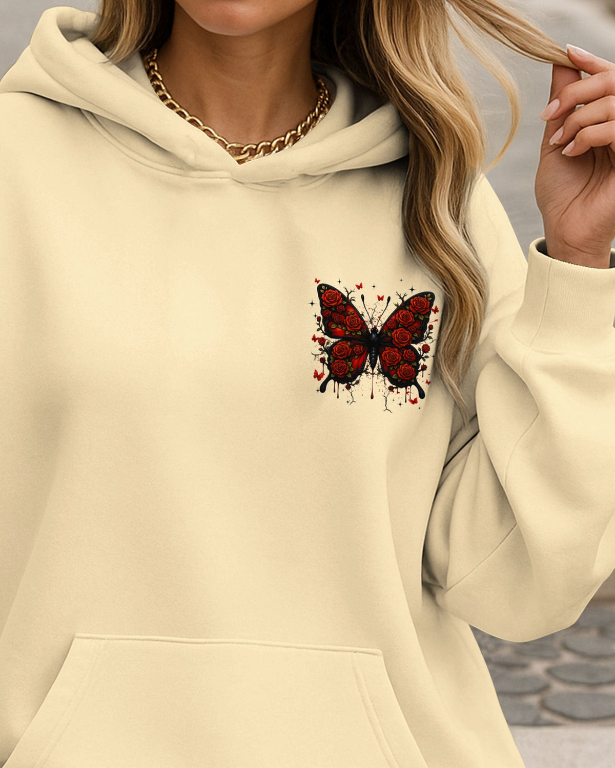 Blessed By God Loved By Jesus Butterfly Women's All Over Print Shirt - Tyqy1808253