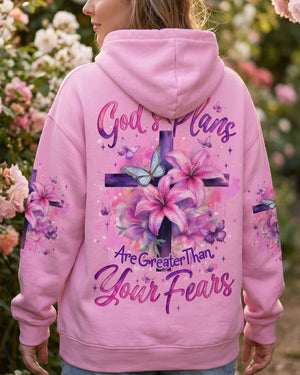 God's Plans Are Greater Than Your Fears Women's All Over Print Shirt - Tyqy2906262