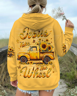 Jesus Take The Wheel Sunflowers Women's All Over Print Shirt - Yhhg1610253