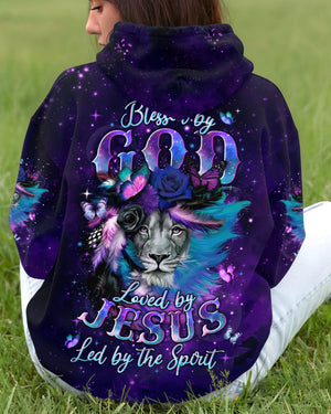 Blessed By God Lion Women's All Over Print Shirt - Tyln0403262