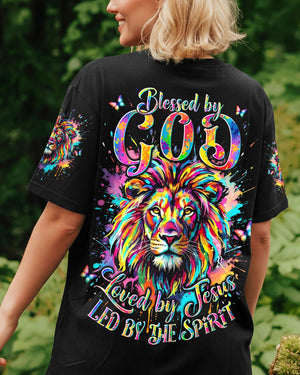 Blessed By God Lion Women's All Over Print Shirt - Tyln0907261
